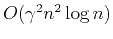 $ O(\gamma^2 n^2 \log n)$